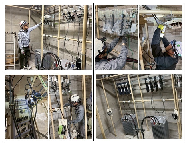 【高圧受電設備改修工事】公立図書館 電気室更新工事（東京都）