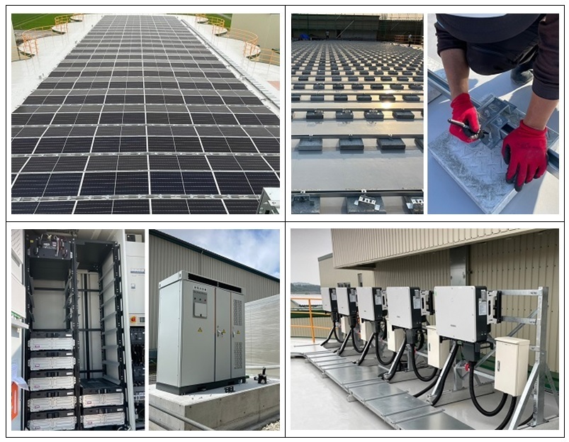 【高圧自家消費型 Jinko-319.2kW PCS:SUNGROW-49.5kw×5台 蓄電池:SUNGROW-159KWh】