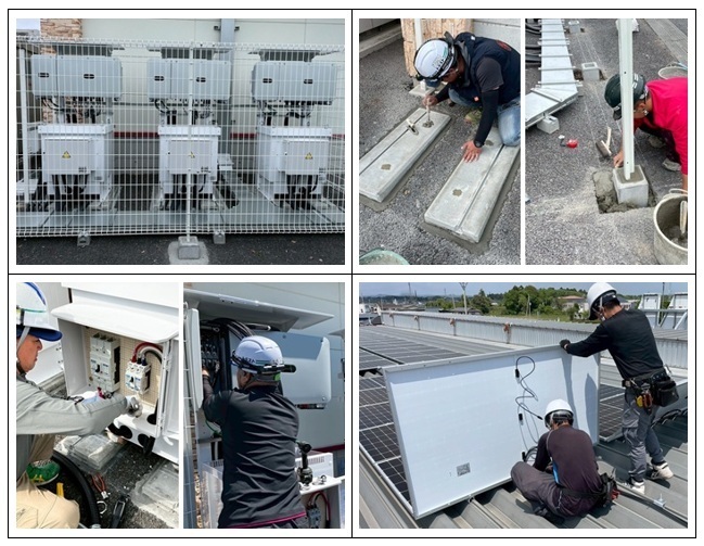 【高圧自家消費型】某遊戯施設　太陽光発電設備施工（茨城県）