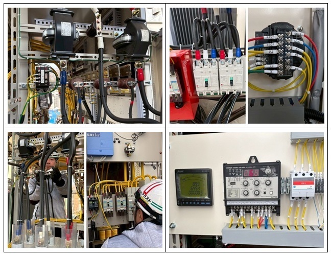 【高圧受変電盤改修工事】物流ｾﾝﾀｰ 　OVGR・RPR・マルチメーター・MCCB新設工事（千葉県）