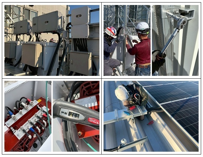 【高圧自家消費型】物流ｾﾝﾀｰ　太陽光発電設備施工（新潟県）