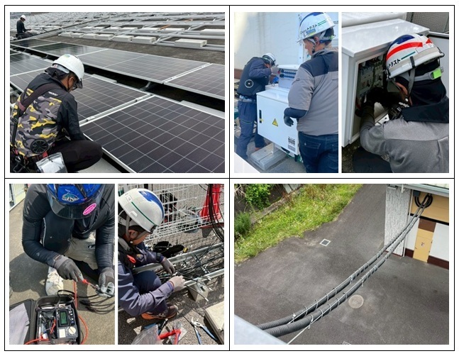 【高圧自家消費型】某娯楽施設　太陽光発電設備施工（茨城県）