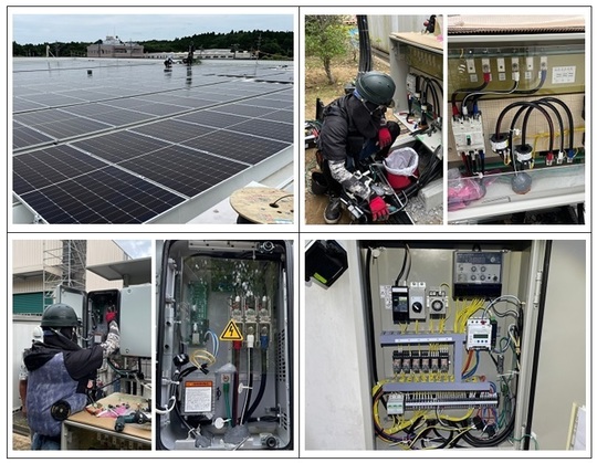 カナディアン-246.4kW PCS：HUAWEI-50kw×2台・4.95kw×2台