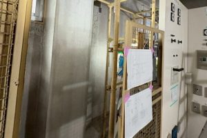 【高圧受変電設備】電気室更新工事前高圧受変電設備