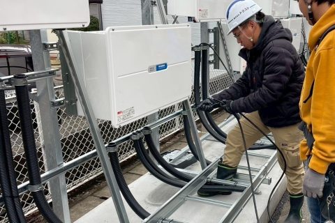 【高圧自家消費型】パワーコンディショナ配線工事
