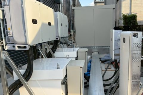 【高圧自家消費型】パワコン（PCS）・トランス設置完了