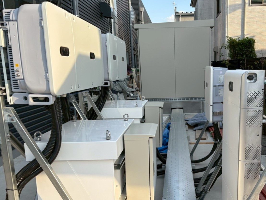 【高圧自家消費型】パワコン（PCS）・トランス設置完了