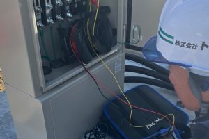 【各種試験】キュービクル接地抵抗測定