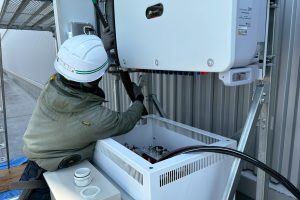 【高圧自家消費型】パワーコンディショナ配線接続作業