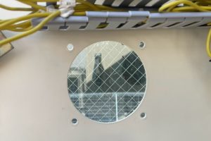 【高圧受変電設備】マルチメーター盤面加工