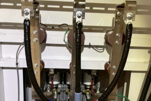 【高圧受変電設備】高圧ケーブル端末処理・母線接続状況