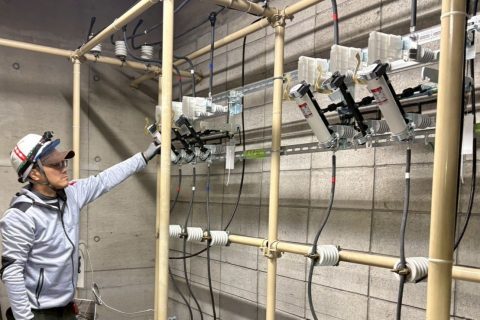 【高圧受変電設備】高圧受変電設備 更新工事（PF・LBS交換）