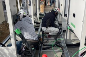 【高圧自家消費型】設備間ケーブル接続作業
