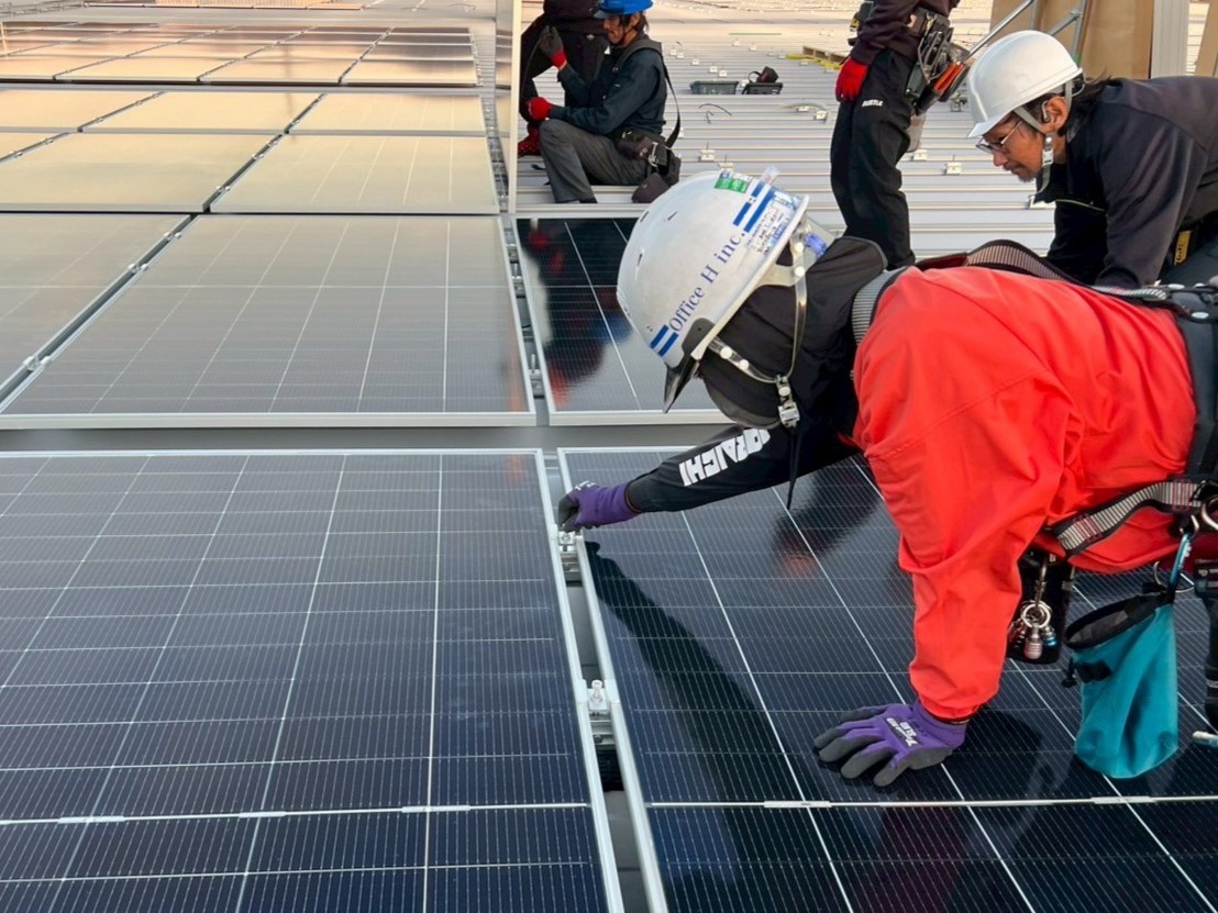 【高圧自家消費型】太陽光パネル据付工事