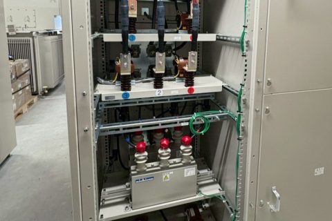 【高圧受変電設備】高圧機器・ケーブル接続状況