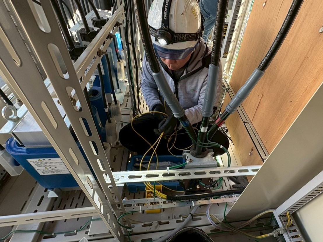 【高圧受変電設備】高圧ケーブル接続作業