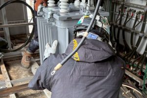 【高圧受変電設備】変圧器（トランス）キュービクル据付