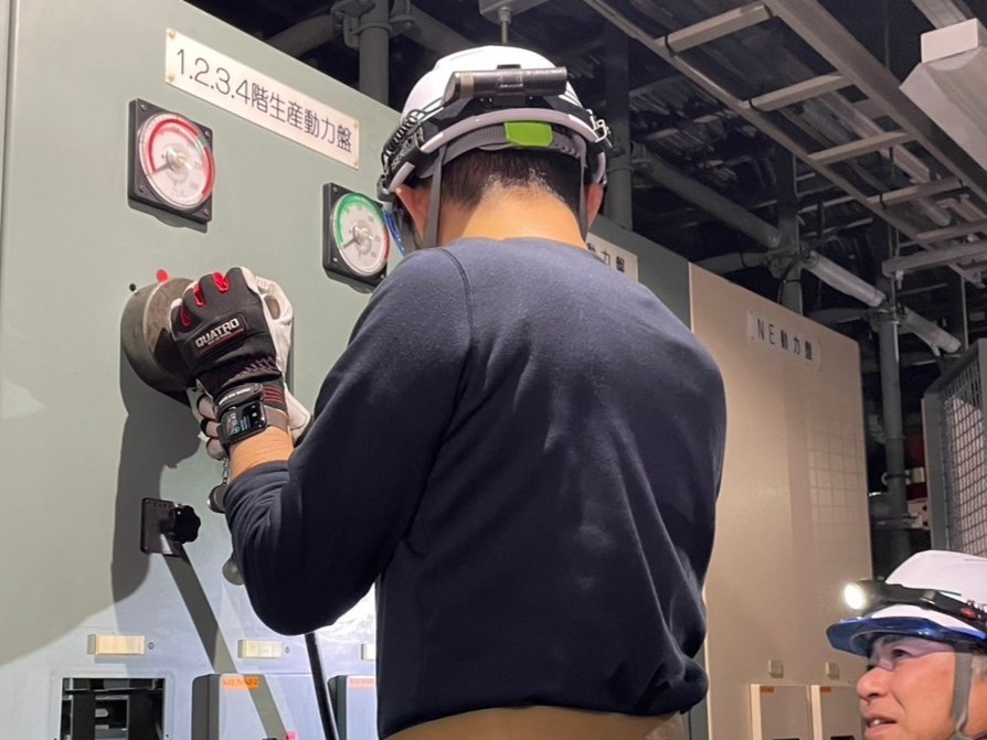 【高圧受変電設備】生産動力盤改修作業