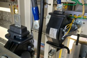 【高圧受変電設備】CT・ZCT設置および高圧ケーブル接続工事