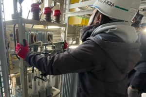 【高圧受変電設備】キュービクル機器据付工事