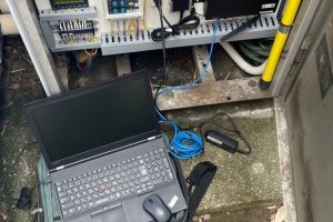 【各種試験】SmartLogger制御盤 パソコン接続によるデータ確認
