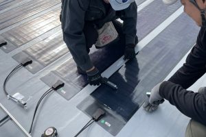【高圧自家消費型】フレキシブル太陽光パネル設置工事