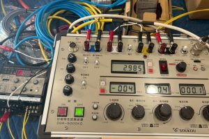 【高圧受変電設備工事】高圧受変電設備のDGR継電器試験
