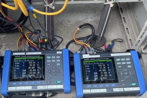 【各種試験】電源品質アナライザーによる負荷遮断試験