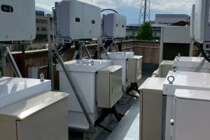 【太陽光発電設備】パワーコンディショナ設置完了
