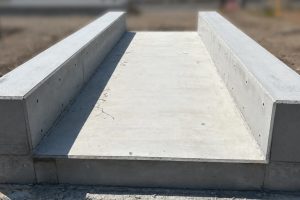 【系統用蓄電所】設備据付前のコンクリート基礎完成
