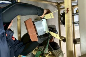 【高圧受変電設備】変圧器（トランス）更新に伴う搬出作業