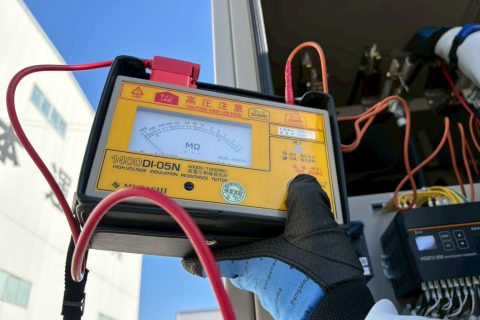 【系統用蓄電所】高圧絶縁抵抗測定(メガー試験)