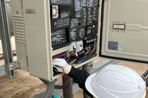 【高圧受変電設備】パワーコンディショナ内部配線確認