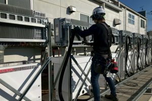 【太陽光発電設備】パワーコンディショナ配線接続工事