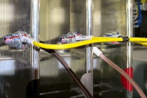 【高圧受変電設備】高圧受変電盤内 接地線の配線・接続