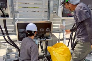 【高圧自家消費型】パワーコンディショナ（PCS）の設置・結線作業