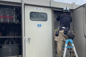 【高圧受変電設備】キュービクル盤内機器更新工事