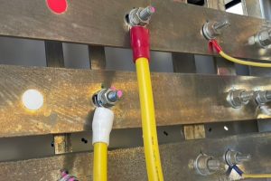 【高圧受変電設備】】母線配線・計測回路接続工事