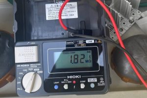 【各種試験】絶縁抵抗計による絶縁抵抗測定