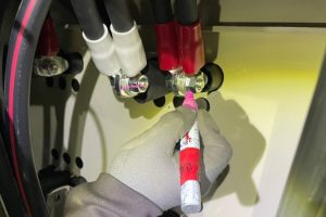 【高圧受変電設備】高圧ケーブル接続部の締付確認