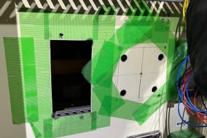 【高圧受変電設備】高圧受変電盤 盤面加工