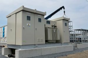 【系統用蓄電所】高圧キュービクル設置完了