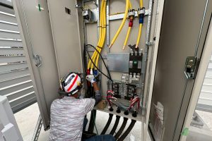 【高圧自家消費型】集電盤の結線・配線作業
