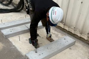 【高圧自家消費型】パワーコンディショナ架台基礎工事