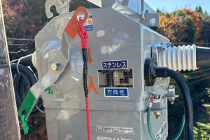 【高圧受変電設備】PAS更新工事｜方向性SOG付き気中負荷開閉器の設置